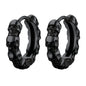 Multiple Skull Gothic Unisex Hoop Earrings