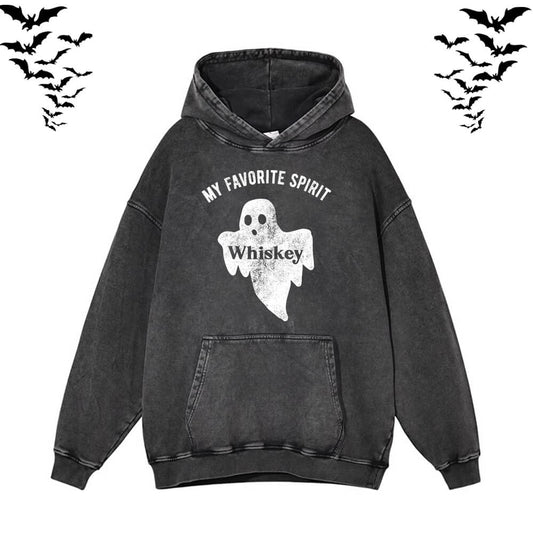 My Favorite Spirit Whiskey Ghost Hoodie Sweatshirt