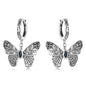 Mysterious Rose Butterfly & Coffin Gothic Earrings