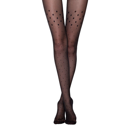 Fantasy Tights Conte Evening - Stockings Dots Triangles