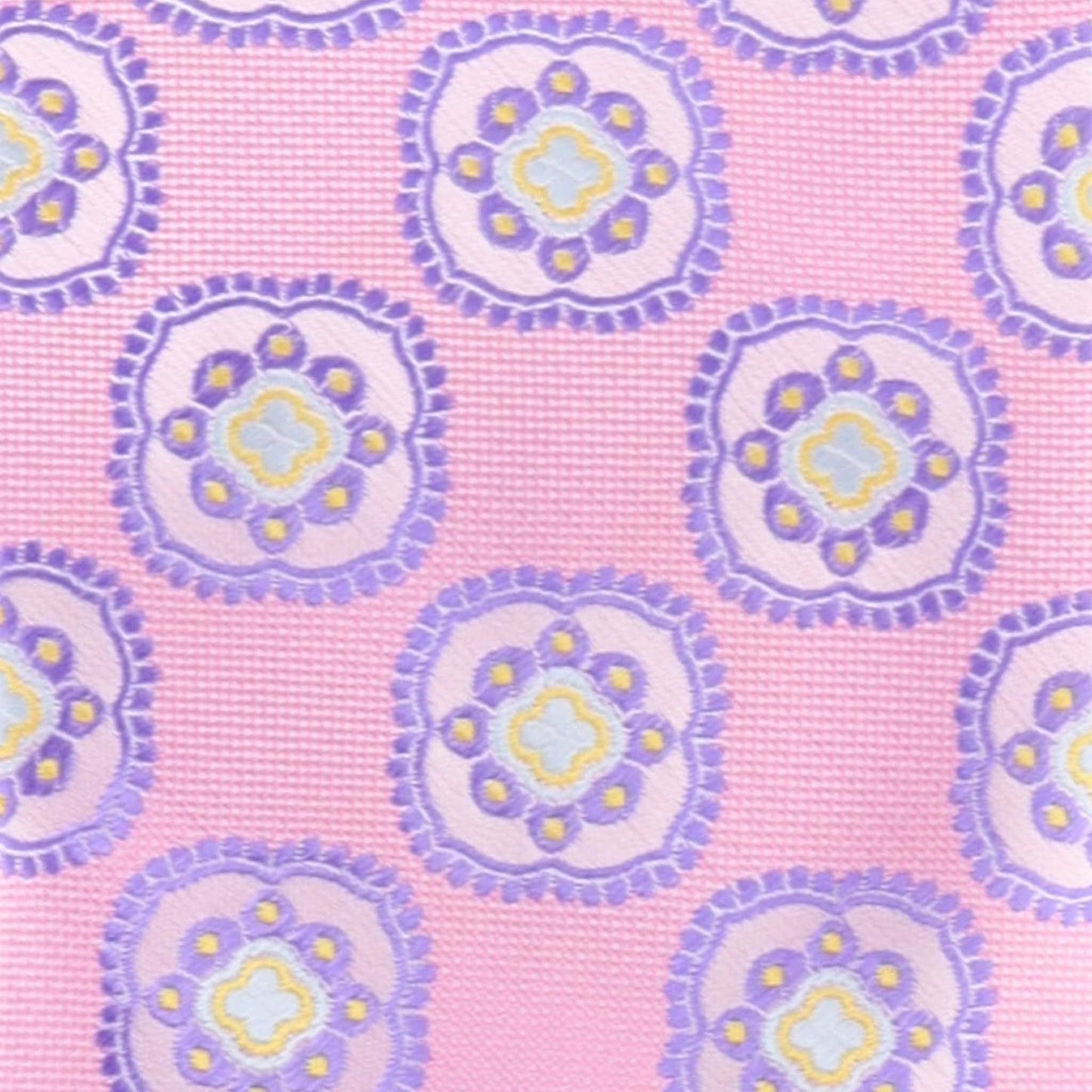 Vittorio Farina Men's Geometric Design Necktie & Pocket Square