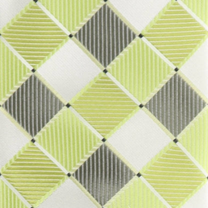 Vittorio Farina Men's Geometric Design Necktie & Pocket Square