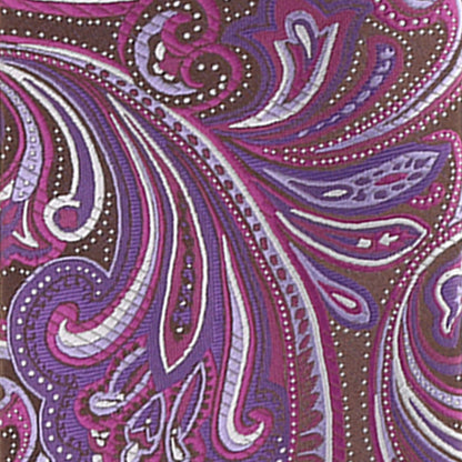 Vittorio Farina Men's Paisley Design Necktie & Pocket Square