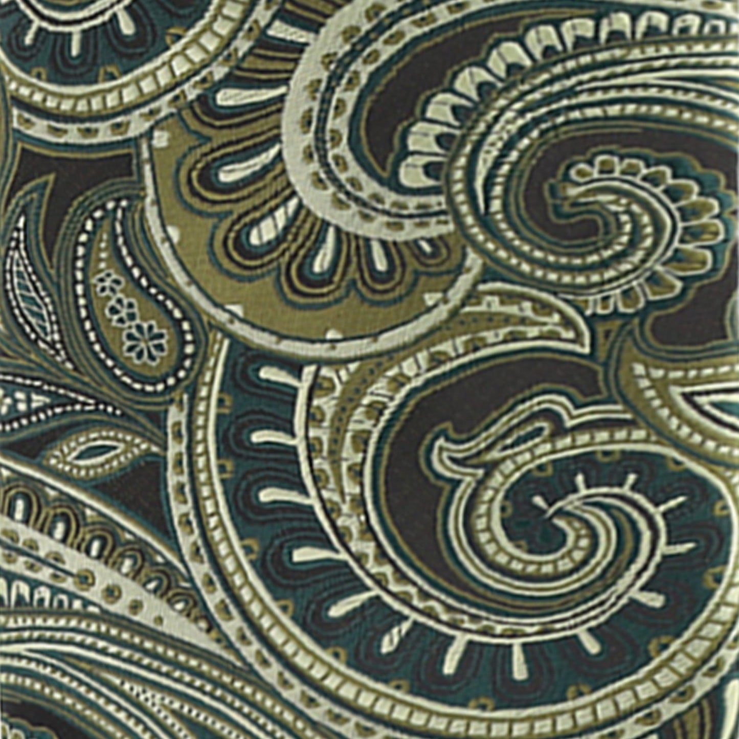 Vittorio Farina Men's Paisley Design Necktie & Pocket Square