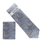 Vittorio Farina Men's Paisley Design Necktie & Pocket Square