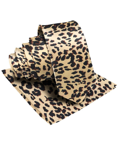 Vittorio Farina Men's Kente Satin Necktie & Pocket Square