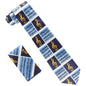 Vittorio Farina Men's Red and Gold Trombone Musical Necktie and Pocket Square