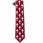 Vittorio Farina Men's Religious Satin Necktie & Pocket Square