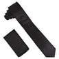 Vittorio Farina Men's Satin Skinny Necktie & Pocket Square