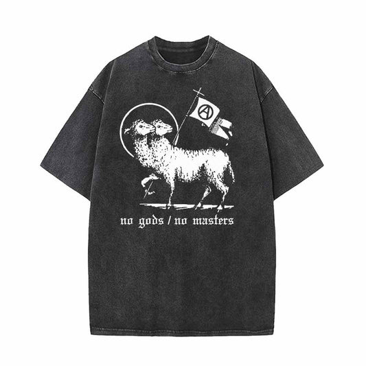 No Gods No Masters Vintage Washed T-shirt