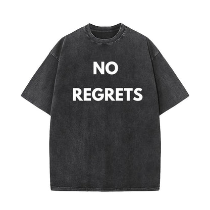 No Regrets Vintage Washed T-shirt