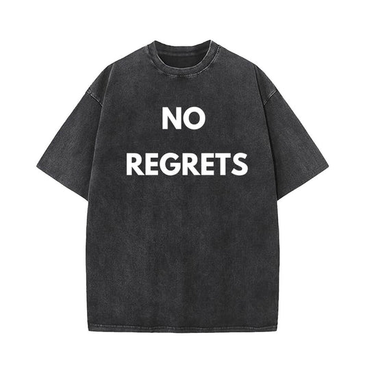 No Regrets Vintage Washed T-shirt