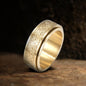 Nordic Celtic Triangle Knot Stainless Steel Spinner Ring