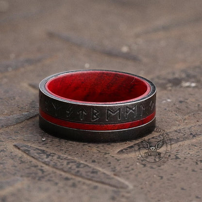 Norse Viking Runes Stainless Steel Ring