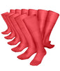 Vittorio Farina Men's Ribbed Shear Nylon Over The Calf Dress Socks