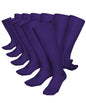 Vittorio Farina Men's Ribbed Shear Nylon Over The Calf Dress Socks