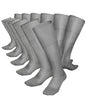 Vittorio Farina Men's Ribbed Shear Nylon Over The Calf Dress Socks