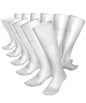 Vittorio Farina Men's Ribbed Shear Nylon Over The Calf Dress Socks