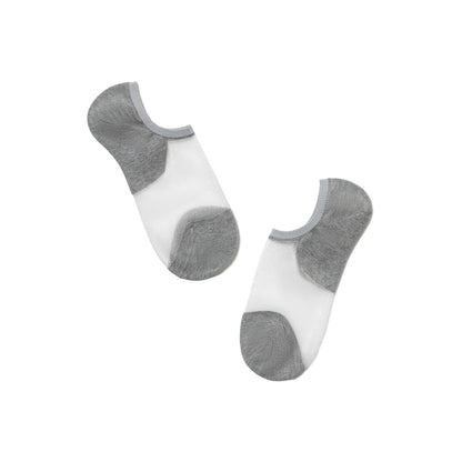 Cotton Ankle Socks Conte Active - Inserts Of Transparent Mesh