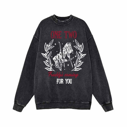One Two Freddy’s Coming For You Hoodie Sweatshirt