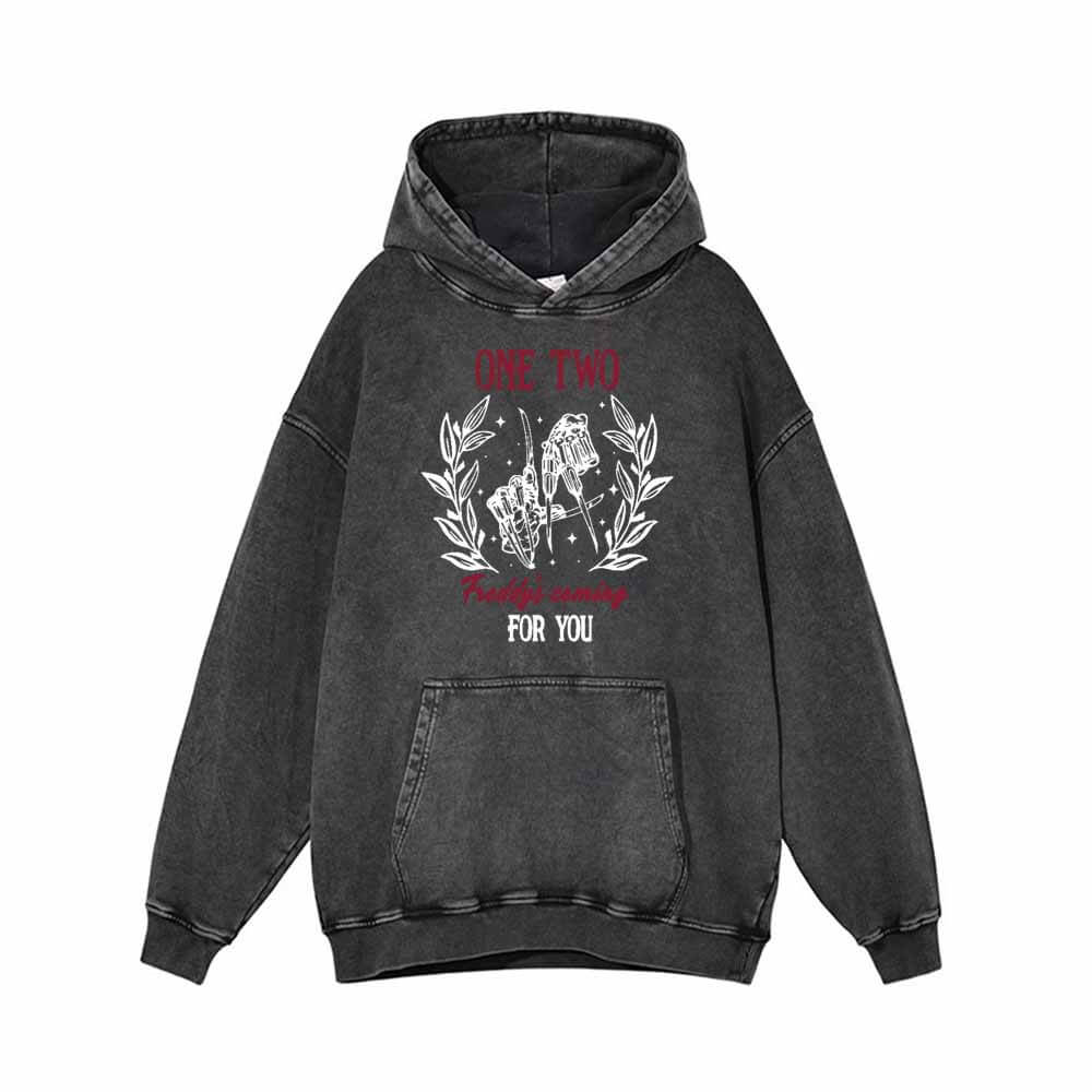 One Two Freddy’s Coming For You Hoodie Sweatshirt