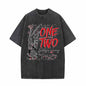 One Two Skull Hand Vintage Washed T-shirt