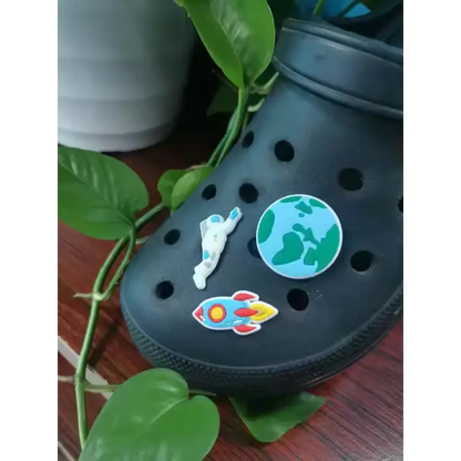 Fun 3-piece Outer Space Shoe Charm Set