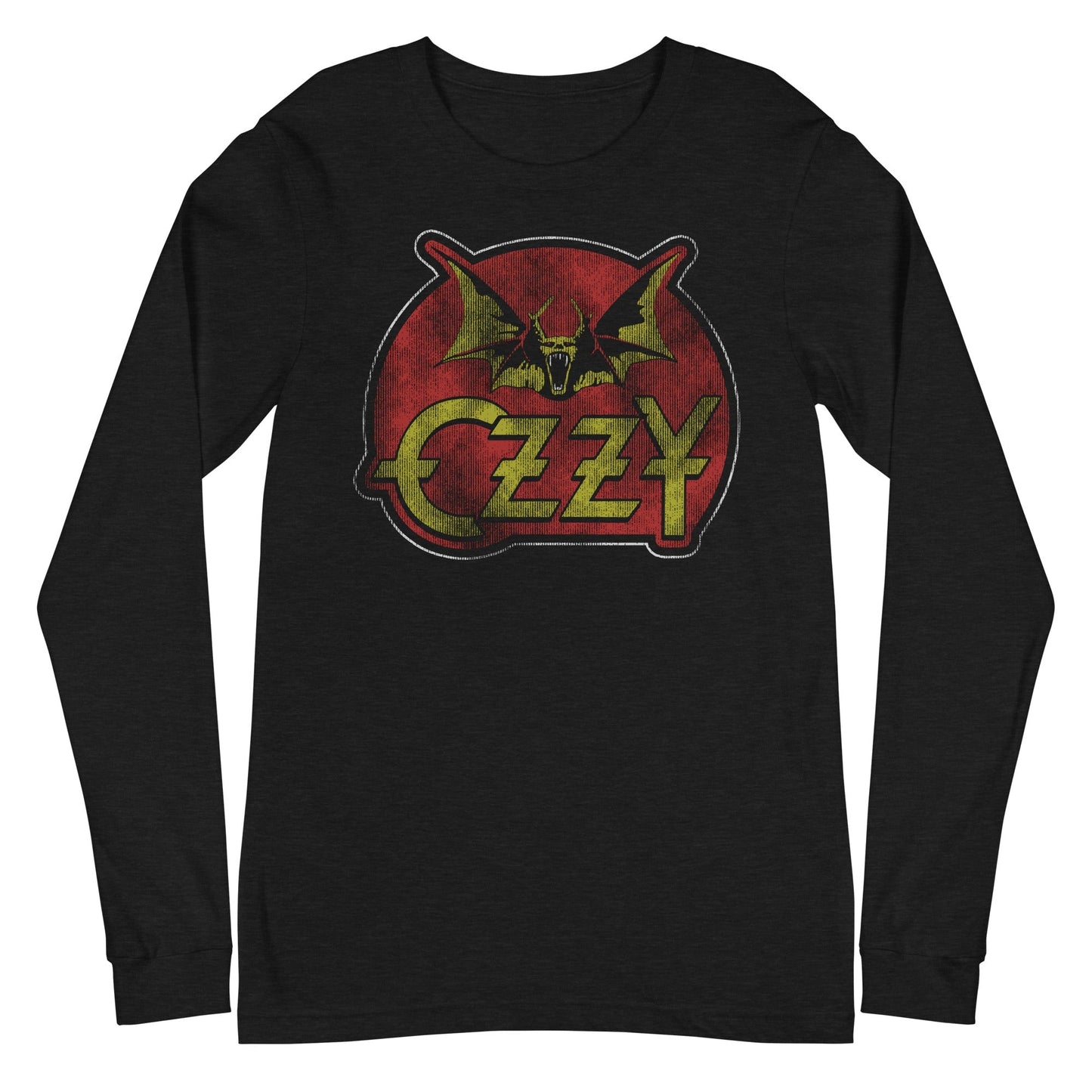 Ozzy Osbourne - Flaming Bat Long Sleeve T-Shirt