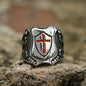 Paladin Shield Stainless Steel Ring