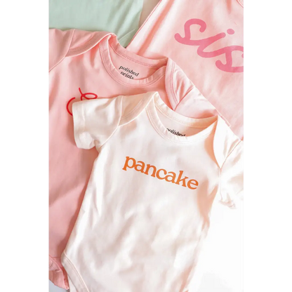 Pancake Organic Cotton Baby Bodysuit