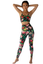 KELLY FLORAL Activewear Scrunch Leggings