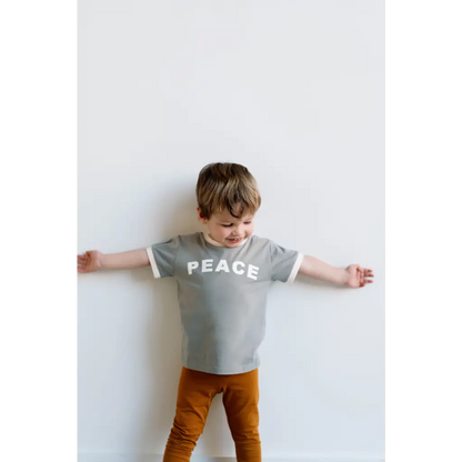 Peace Ringer T-Shirt For Kids
