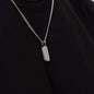 Personalized Simple Stainless Steel Bar Necklace