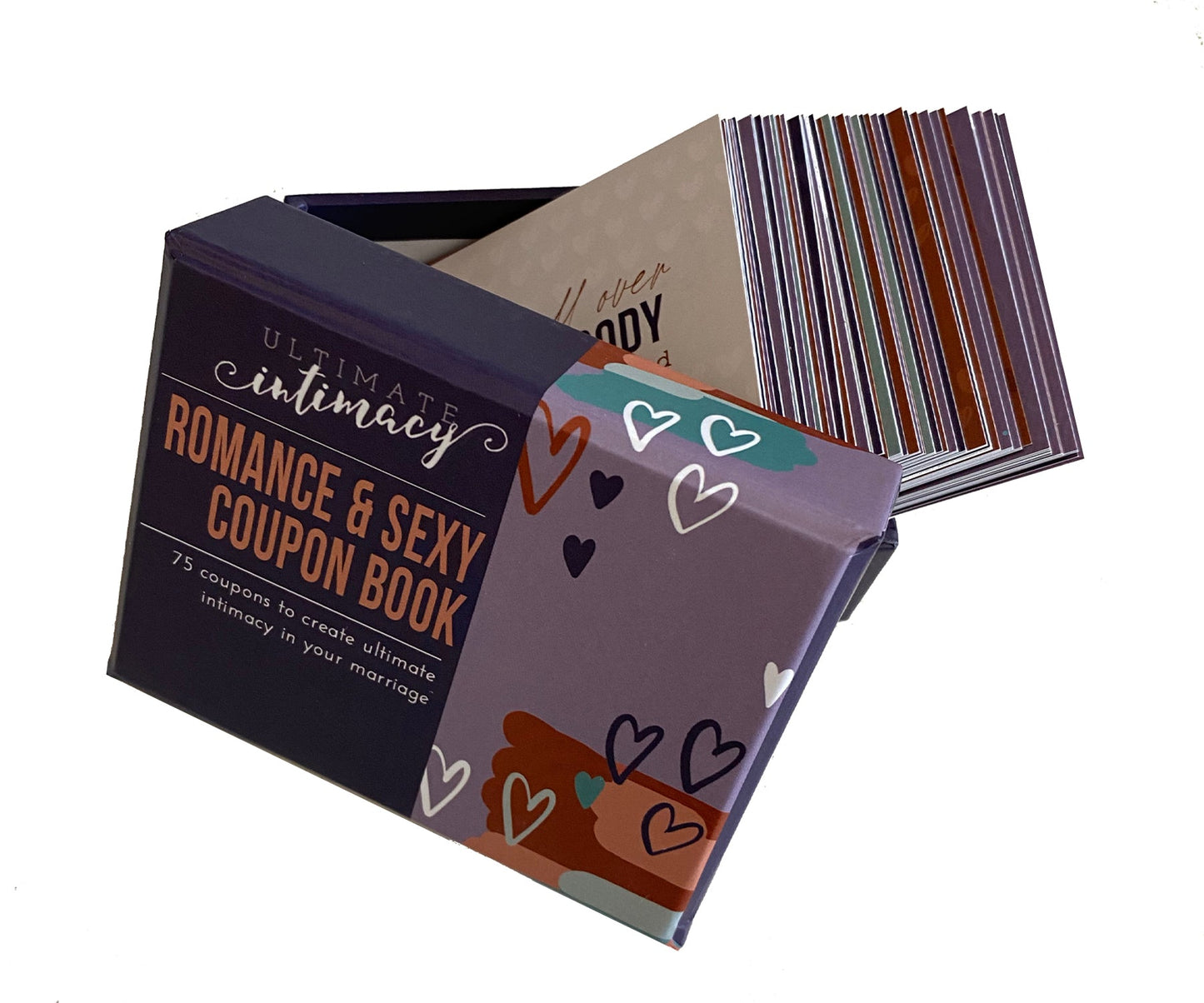 Romance & Sexy Coupon Book card deck, the perfect gift for your spouse! Over 75+ coupons!