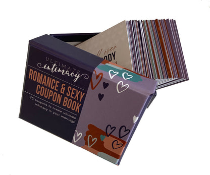 Romance & Sexy Coupon Book card deck, the perfect gift for your spouse! Over 75+ coupons!
