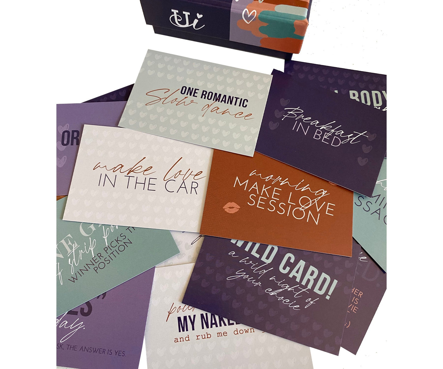 Romance & Sexy Coupon Book card deck, the perfect gift for your spouse! Over 75+ coupons!
