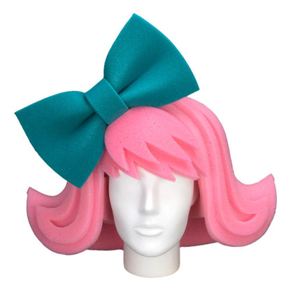 Wig with Large Bow