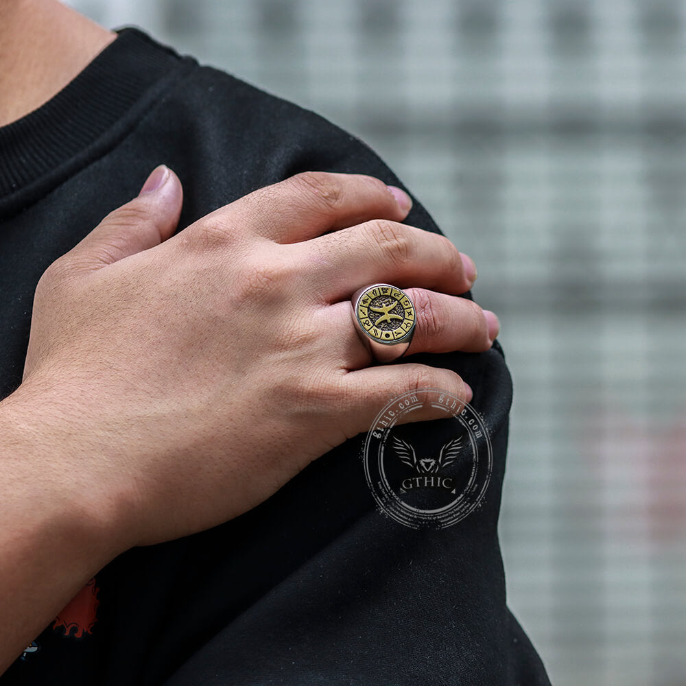 Pisces Stainless Steel Ring