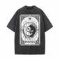 Pisces Tarot Card Horoscope Vintage Washed T-shirt