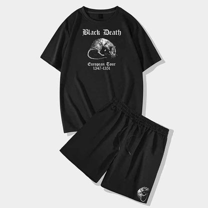 Plague Rat Short Sleeve T-shirt and Shorts Set