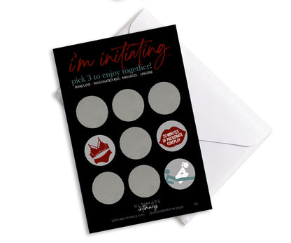 "I'm Initiating" Scratch Off Cards Pack Of 5