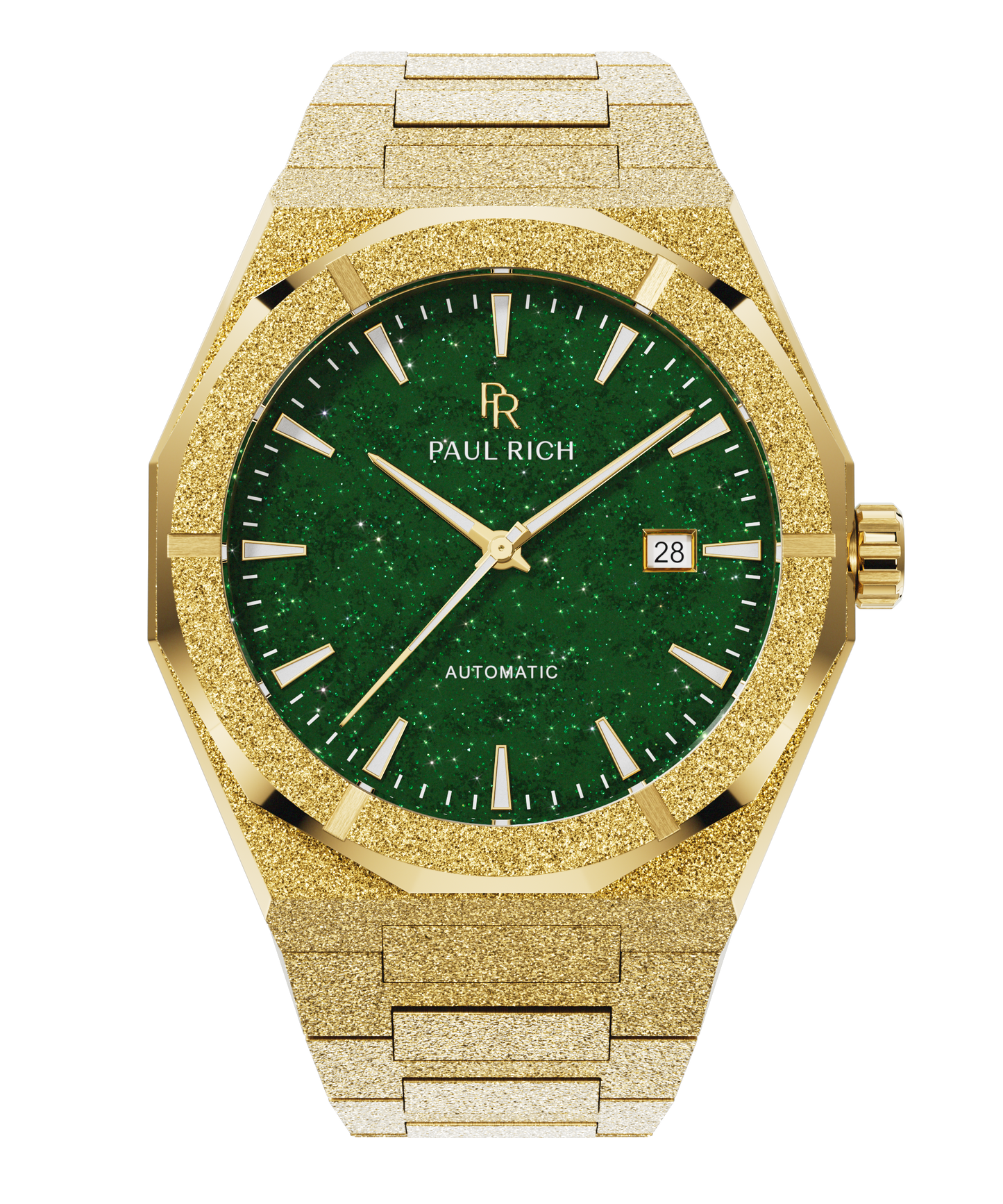 Frosted Star Dust II Gold Green