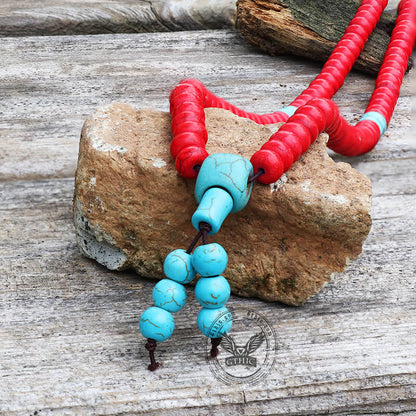 Prayer Beads Turquoise Necklace