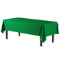 Premium Emerald Green Plastic Table Cover