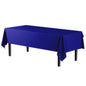 Navy Blue Plastic Table Cover