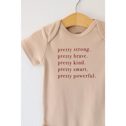 Pretty Brave Organic Cotton Baby Onesie