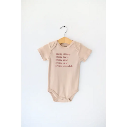 Pretty Brave Organic Cotton Baby Onesie