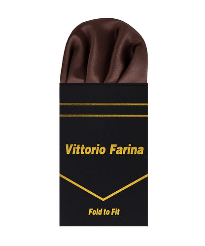 Vittorio Farina Men's Pre-Folded Pocket Square: Puff