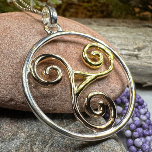 Arawn Celtic Spiral Necklace