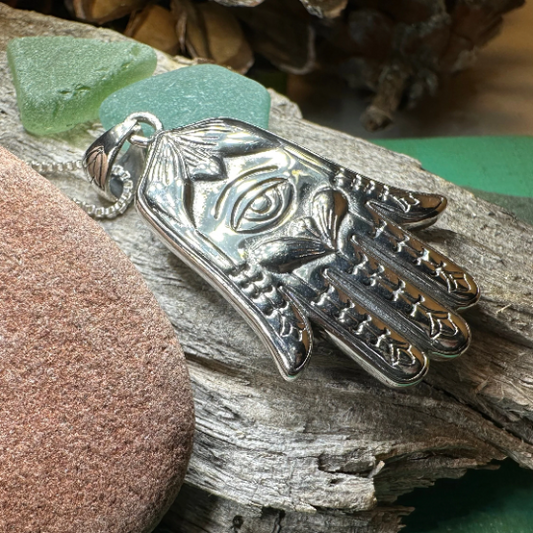 Love Hamsa Hand Necklace
